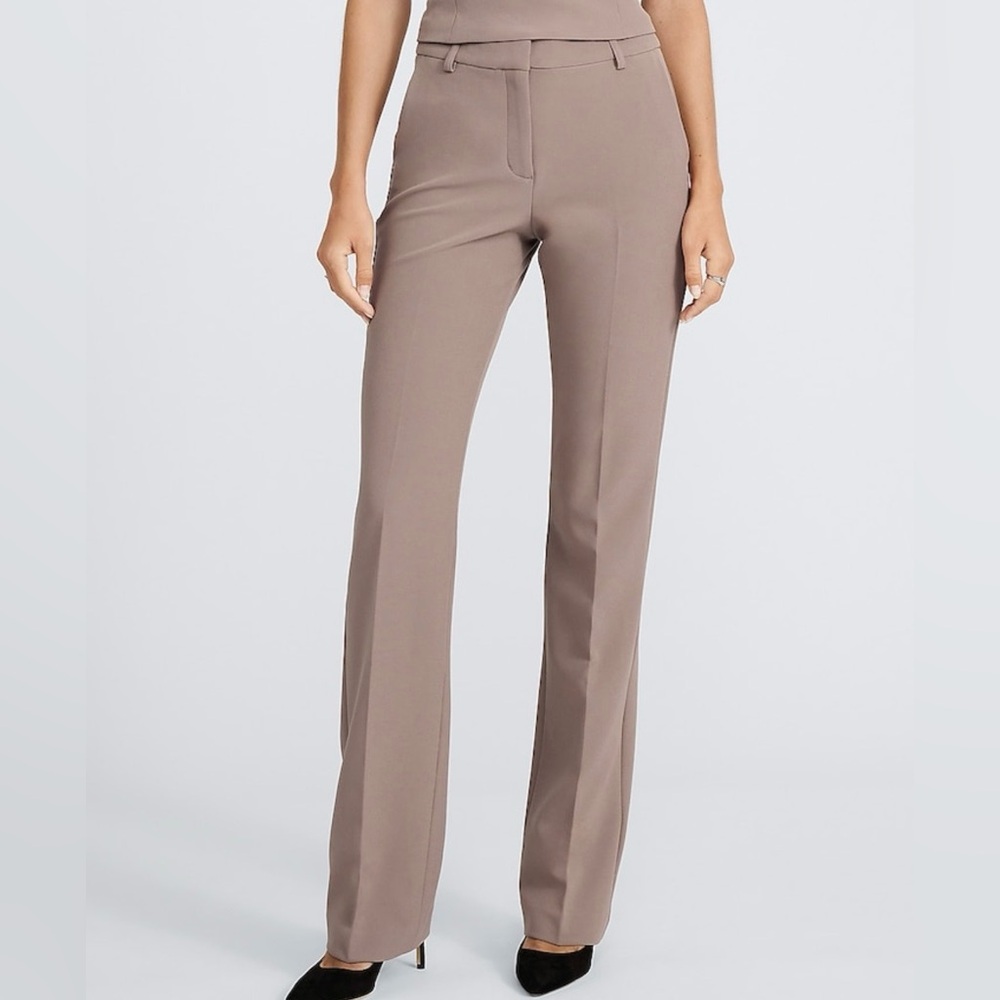 BNWT Express Editor Studio Twill Mid Rise Bootcut Pant - Size 0S